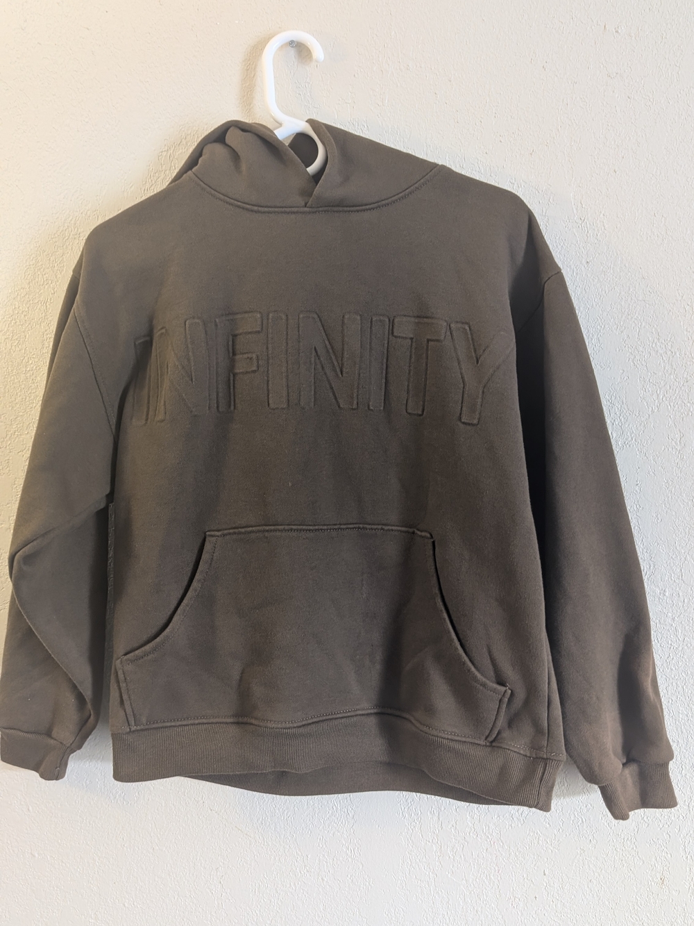 Infinity Embroidered Hoodie - Brown - Picture 2 of 5